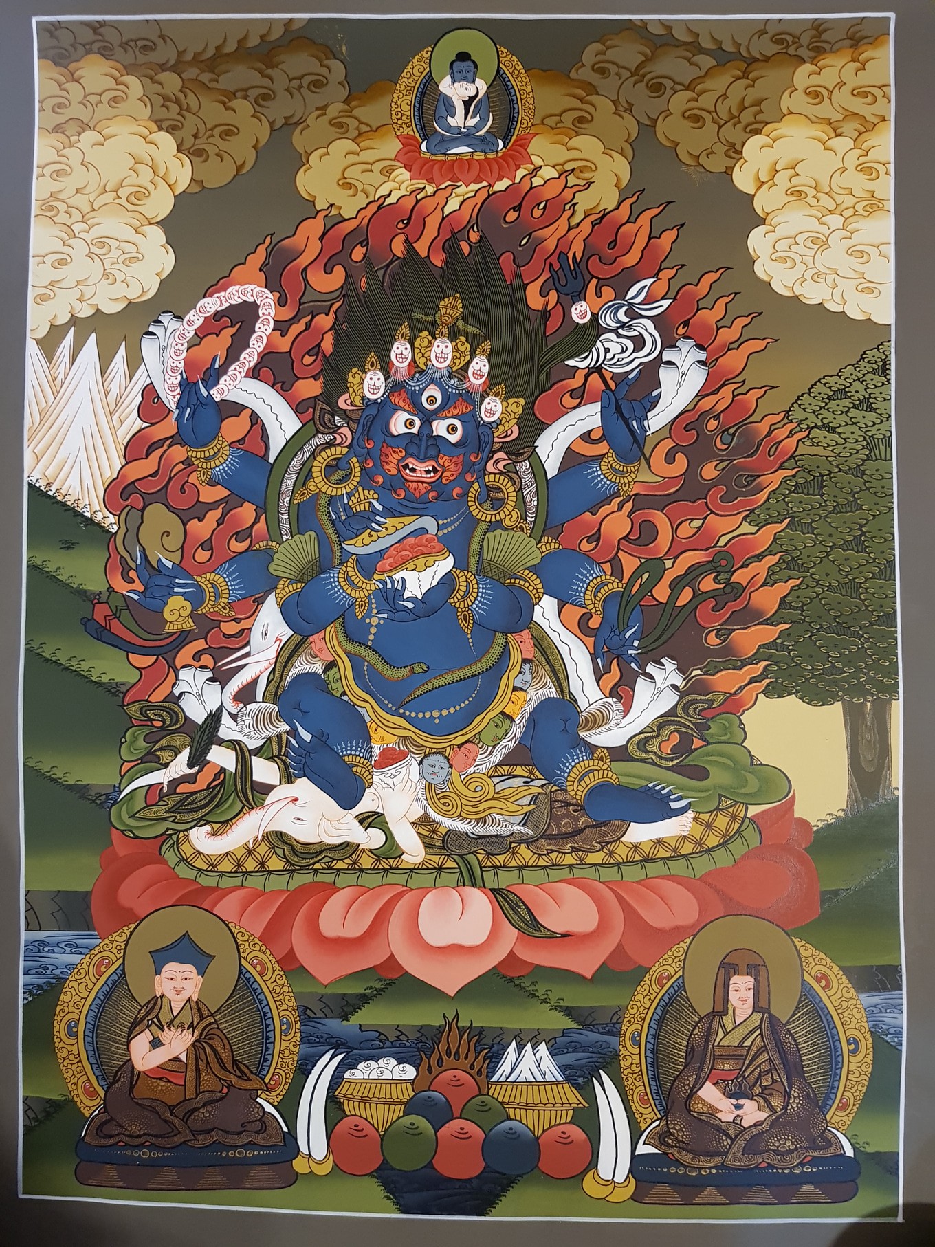 Six armed Mahakala