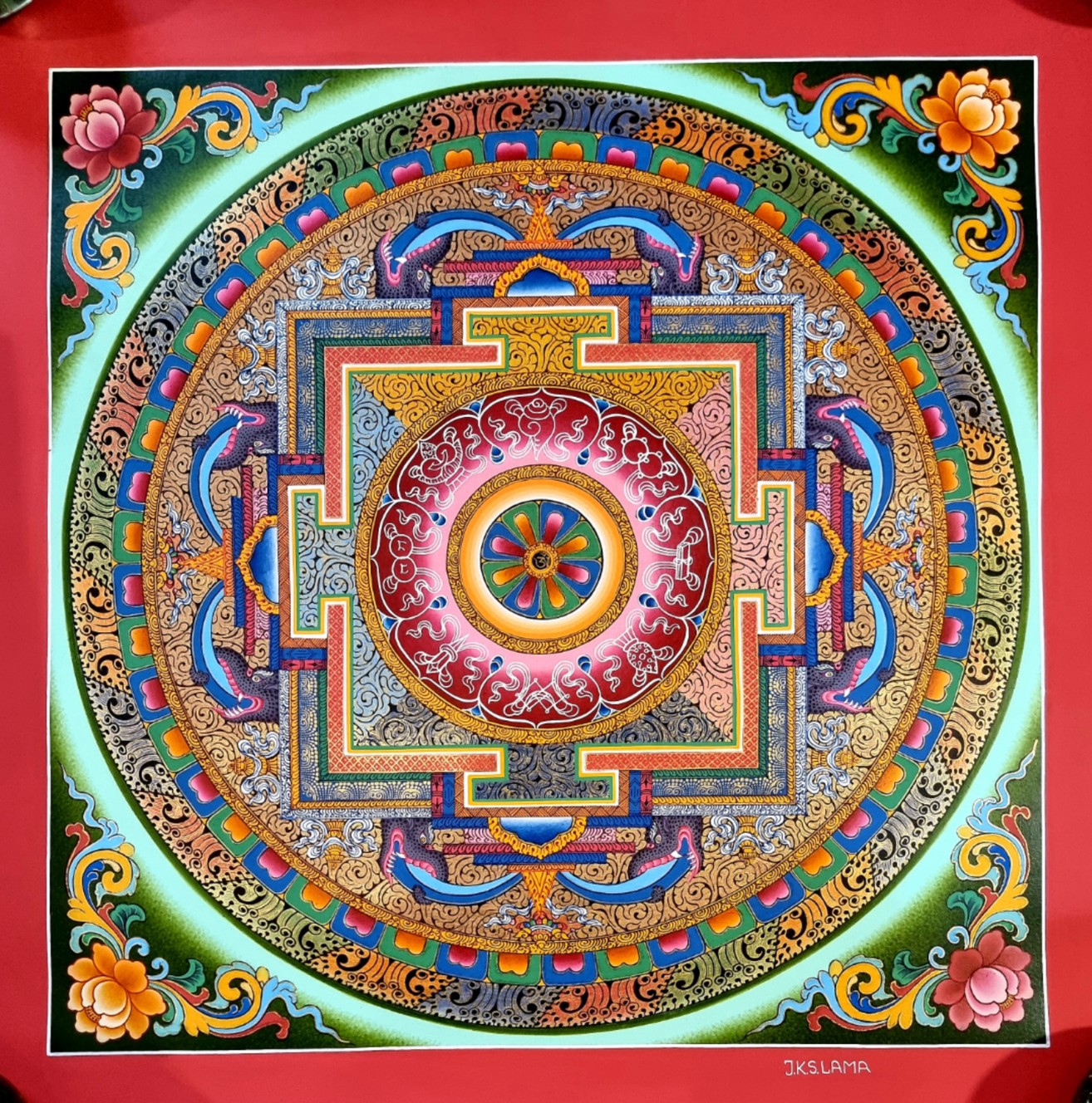 Asthamangala mandala