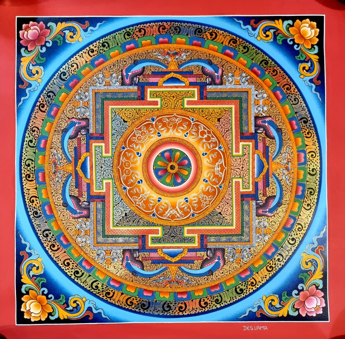 Asthamangala mandala